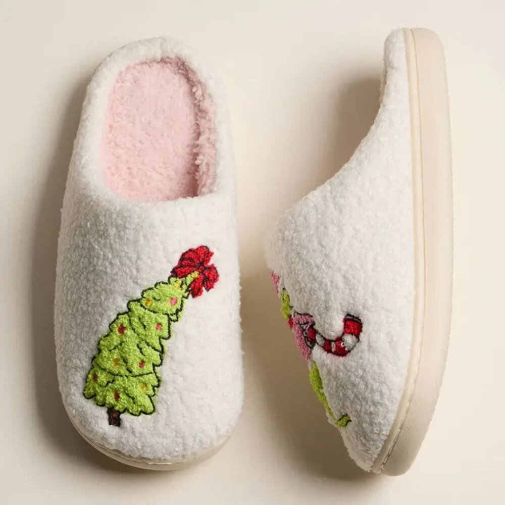 Grinch Slippers - Picture 2 of 2
